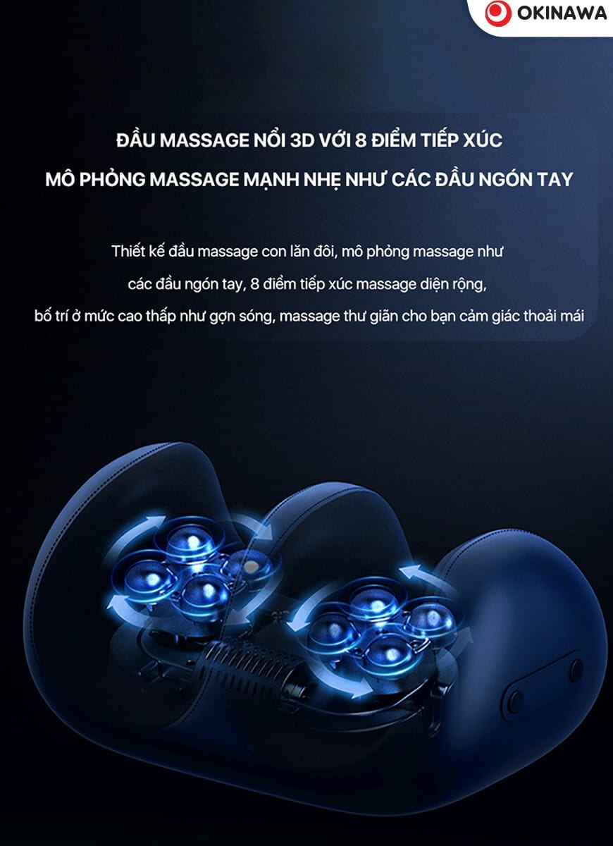 Máy massage chân Okinawa OS-31 bấm huyệt lòng bàn chân