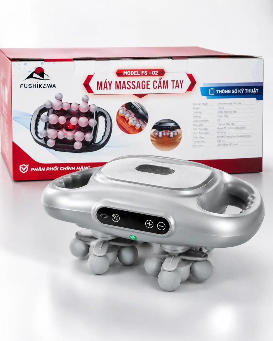 Máy massage cầm tay Fushikawa FS-02 22 đầu silicon